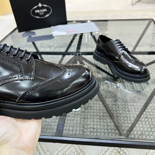 Cheap Prada Leather Shoes For Men #1033577 Replica Wholesale [$135.00 USD] [ITEM#1033577] on Replica Prada Leather Shoes