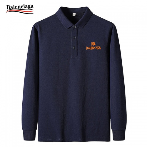 Cheap Balenciaga T-Shirts Long Sleeved For Men #1034670 Replica Wholesale [$38.00 USD] [ITEM#1034670] on Replica Balenciaga T-Shirts