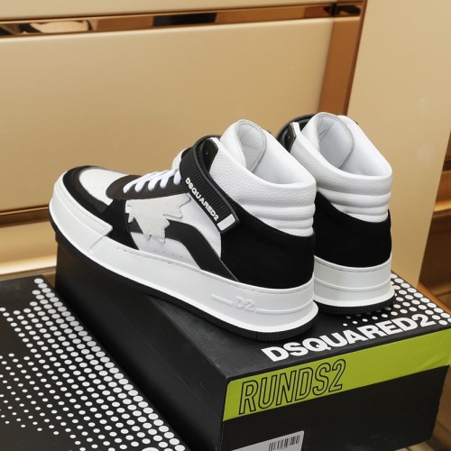 Cheap Dsquared High Tops Shoes For Men #1034761 Replica Wholesale [$100.00 USD] [ITEM#1034761] on Replica Dsquared High Tops Shoes