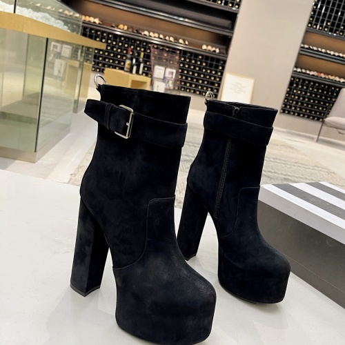 Cheap Yves Saint Laurent Boots For Women #1035047 Replica Wholesale [$145.00 USD] [ITEM#1035047] on Replica Yves Saint Laurent YSL Boots