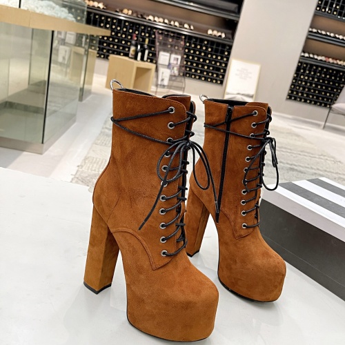 Cheap Yves Saint Laurent Boots For Women #1035051 Replica Wholesale [$145.00 USD] [ITEM#1035051] on Replica Yves Saint Laurent YSL Boots