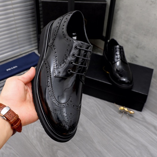 Cheap Prada Leather Shoes For Men #1035389 Replica Wholesale [$102.00 USD] [ITEM#1035389] on Replica Prada Leather Shoes