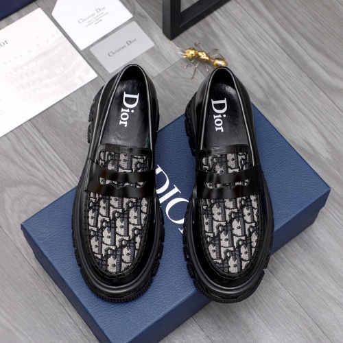 Cheap Christian Dior Leather Shoes For Men #1036637 Replica Wholesale [$82.00 USD] [ITEM#1036637] on Replica Christian Dior Leather Shoes