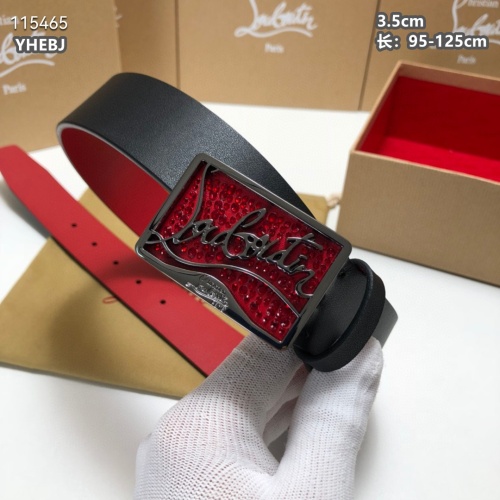 Cheap Christian Louboutin CL AAA Quality Belts For Unisex #1036644 Replica Wholesale [$80.00 USD] [ITEM#1036644] on Replica Christian Louboutin CL AAA Quality Belts