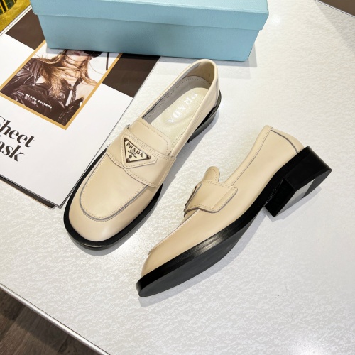 Cheap Prada Leather Shoes For Women #1037567 Replica Wholesale [$102.00 USD] [ITEM#1037567] on Replica Prada Leather Shoes