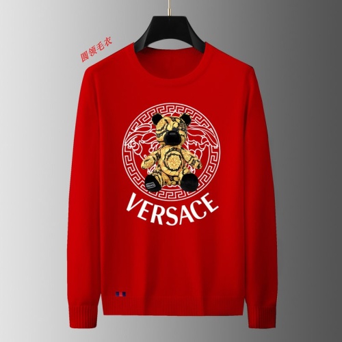 Cheap Versace Sweaters Long Sleeved For Men #1037724 Replica Wholesale [$48.00 USD] [ITEM#1037724] on Replica Versace Sweaters