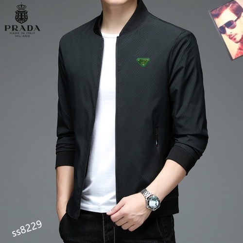 Cheap Prada New Jackets Long Sleeved For Men #1038432 Replica Wholesale [$60.00 USD] [ITEM#1038432] on Replica Prada Jackets