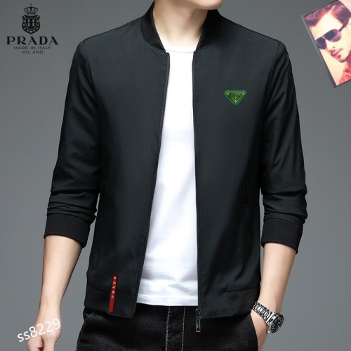 Cheap Prada New Jackets Long Sleeved For Men #1038432 Replica Wholesale [$60.00 USD] [ITEM#1038432] on Replica Prada Jackets