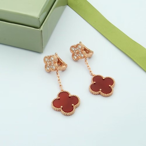 Cheap Van Cleef &amp; Arpels Earrings For Women #1038935 Replica Wholesale [$36.00 USD] [ITEM#1038935] on Replica Van Cleef &amp; Arpels Earrings