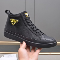 Cheap Prada High Top Shoes For Men #1030867 Replica Wholesale [$82.00 USD] [ITEM#1030867] on Replica Prada High Top Shoes