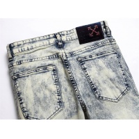 Cheap Off-White Jeans For Men #1031560 Replica Wholesale [$48.00 USD] [ITEM#1031560] on Replica Off-White Jeans
