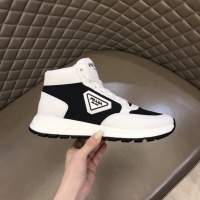 Cheap Prada High Top Shoes For Men #1038699 Replica Wholesale [$82.00 USD] [ITEM#1038699] on Replica Prada High Top Shoes