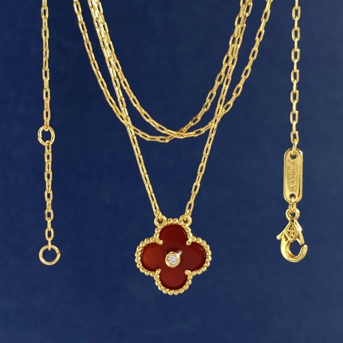 Cheap Van Cleef &amp; Arpels Necklaces For Women #1039671 Replica Wholesale [$27.00 USD] [ITEM#1039671] on Replica Van Cleef &amp; Arpels Necklaces