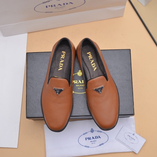 Cheap Prada Leather Shoes For Men #1040078 Replica Wholesale [$98.00 USD] [ITEM#1040078] on Replica Prada Leather Shoes