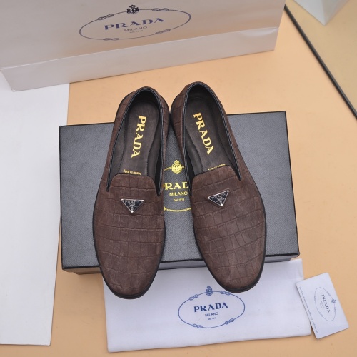 Cheap Prada Leather Shoes For Men #1040081 Replica Wholesale [$98.00 USD] [ITEM#1040081] on Replica Prada Leather Shoes