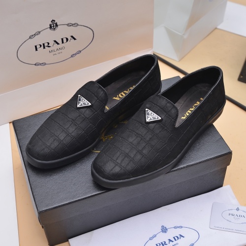 Cheap Prada Leather Shoes For Men #1040083 Replica Wholesale [$98.00 USD] [ITEM#1040083] on Replica Prada Leather Shoes