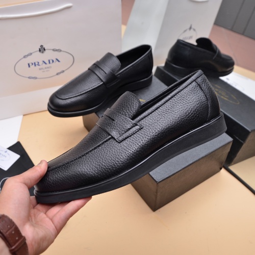 Cheap Prada Leather Shoes For Men #1040087 Replica Wholesale [$102.00 USD] [ITEM#1040087] on Replica Prada Leather Shoes