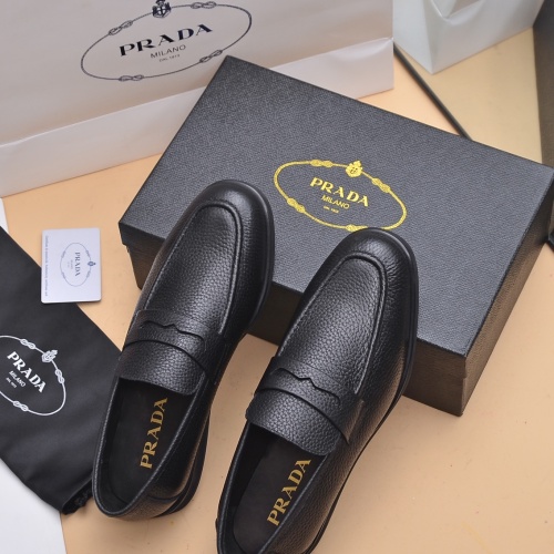 Cheap Prada Leather Shoes For Men #1040087 Replica Wholesale [$102.00 USD] [ITEM#1040087] on Replica Prada Leather Shoes