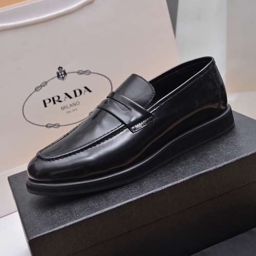 Cheap Prada Leather Shoes For Men #1040088 Replica Wholesale [$102.00 USD] [ITEM#1040088] on Replica Prada Leather Shoes