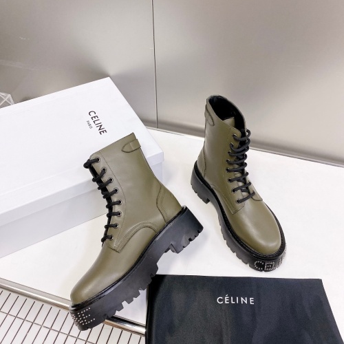 Cheap Celine Boots For Women #1040473 Replica Wholesale [$112.00 USD] [ITEM#1040473] on Replica Celine Boots