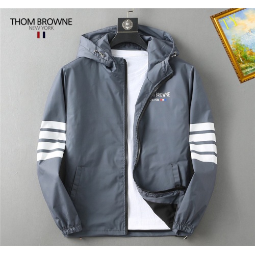 Cheap Thom Browne Jackets Long Sleeved For Men #1040869 Replica Wholesale [$60.00 USD] [ITEM#1040869] on Replica Thom Browne Jackets