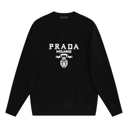 Cheap Prada Sweater Long Sleeved For Unisex #1041742 Replica Wholesale [$56.00 USD] [ITEM#1041742] on Replica Prada Sweater