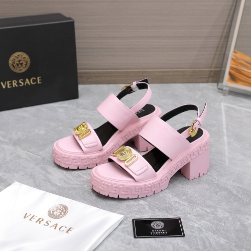 Cheap Versace Sandal For Women #1041910 Replica Wholesale [$118.00 USD] [ITEM#1041910] on Replica Versace Sandal