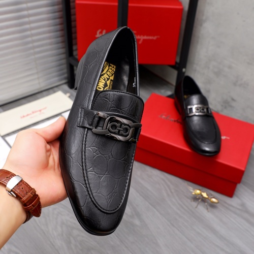Cheap Salvatore Ferragamo Leather Shoes For Men #1042396 Replica Wholesale [$80.00 USD] [ITEM#1042396] on Replica Salvatore Ferragamo Leather Shoes