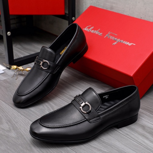 Cheap Salvatore Ferragamo Leather Shoes For Men #1042397 Replica Wholesale [$80.00 USD] [ITEM#1042397] on Replica Salvatore Ferragamo Leather Shoes