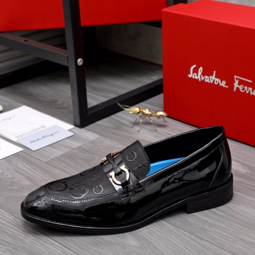 Cheap Salvatore Ferragamo Leather Shoes For Men #1042405 Replica Wholesale [$85.00 USD] [ITEM#1042405] on Replica Salvatore Ferragamo Leather Shoes