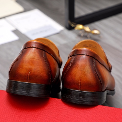 Cheap Salvatore Ferragamo Leather Shoes For Men #1042490 Replica Wholesale [$85.00 USD] [ITEM#1042490] on Replica Salvatore Ferragamo Leather Shoes