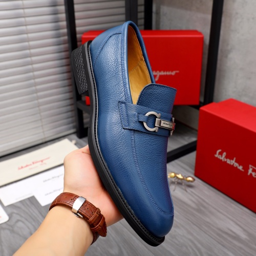 Cheap Salvatore Ferragamo Leather Shoes For Men #1042492 Replica Wholesale [$82.00 USD] [ITEM#1042492] on Replica Salvatore Ferragamo Leather Shoes