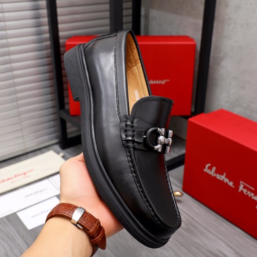 Cheap Salvatore Ferragamo Leather Shoes For Men #1042502 Replica Wholesale [$82.00 USD] [ITEM#1042502] on Replica Salvatore Ferragamo Leather Shoes