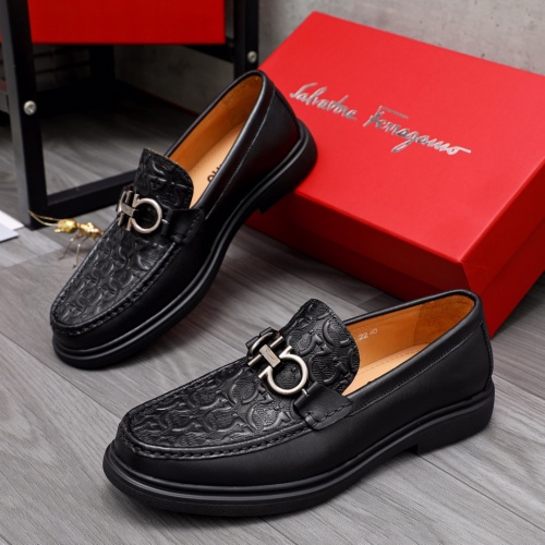 Cheap Salvatore Ferragamo Leather Shoes For Men #1042507 Replica Wholesale [$82.00 USD] [ITEM#1042507] on Replica Salvatore Ferragamo Leather Shoes
