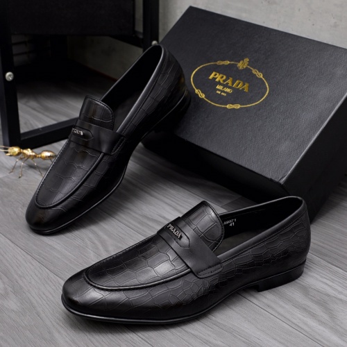 Cheap Prada Leather Shoes For Men #1042521 Replica Wholesale [$80.00 USD] [ITEM#1042521] on Replica Prada Leather Shoes