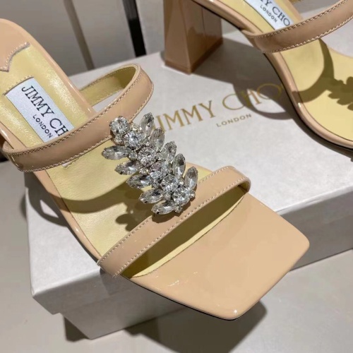 Cheap Jimmy Choo Slippers For Women #1042860 Replica Wholesale [$102.00 USD] [ITEM#1042860] on Replica Jimmy Choo Shoes