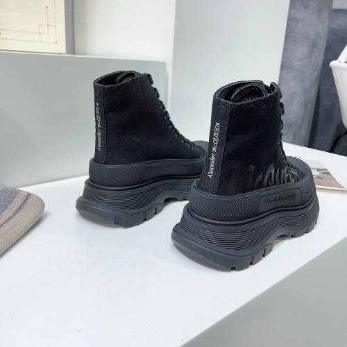 Cheap Alexander McQueen High Tops Shoes For Men #1042985 Replica Wholesale [$115.00 USD] [ITEM#1042985] on Replica Alexander McQueen High Tops Shoes