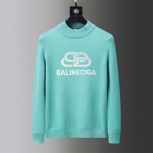Cheap Balenciaga Sweaters Long Sleeved For Men #1043291 Replica Wholesale [$40.00 USD] [ITEM#1043291] on Replica Balenciaga Sweaters