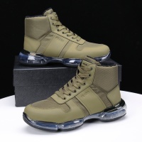 Cheap Prada High Top Shoes For Men #1041003 Replica Wholesale [$92.00 USD] [ITEM#1041003] on Replica Prada High Top Shoes