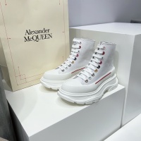 Cheap Alexander McQueen High Tops Shoes For Men #1042967 Replica Wholesale [$112.00 USD] [ITEM#1042967] on Replica Alexander McQueen High Tops Shoes