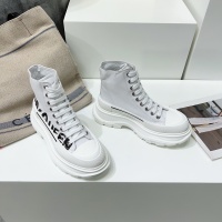 Cheap Alexander McQueen High Tops Shoes For Men #1042981 Replica Wholesale [$115.00 USD] [ITEM#1042981] on Replica Alexander McQueen High Tops Shoes