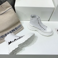 Cheap Alexander McQueen High Tops Shoes For Men #1042981 Replica Wholesale [$115.00 USD] [ITEM#1042981] on Replica Alexander McQueen High Tops Shoes