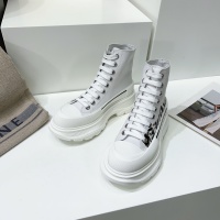 Cheap Alexander McQueen High Tops Shoes For Men #1042981 Replica Wholesale [$115.00 USD] [ITEM#1042981] on Replica Alexander McQueen High Tops Shoes