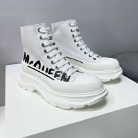 Cheap Alexander McQueen High Tops Shoes For Men #1042981 Replica Wholesale [$115.00 USD] [ITEM#1042981] on Replica Alexander McQueen High Tops Shoes