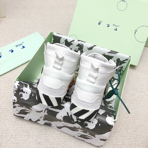 Cheap Off-White High Tops Shoes For Women #1043423 Replica Wholesale [$118.00 USD] [ITEM#1043423] on Replica Off-White High Tops Shoes
