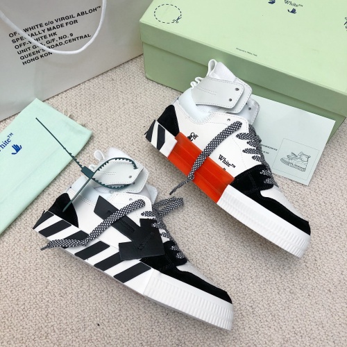 Cheap Off-White High Tops Shoes For Women #1043425 Replica Wholesale [$118.00 USD] [ITEM#1043425] on Replica Off-White High Tops Shoes