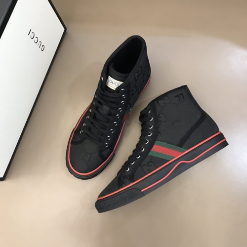 Cheap Gucci High Tops Shoes For Women #1043572 Replica Wholesale [$72.00 USD] [ITEM#1043572] on Replica Gucci High Tops Shoes