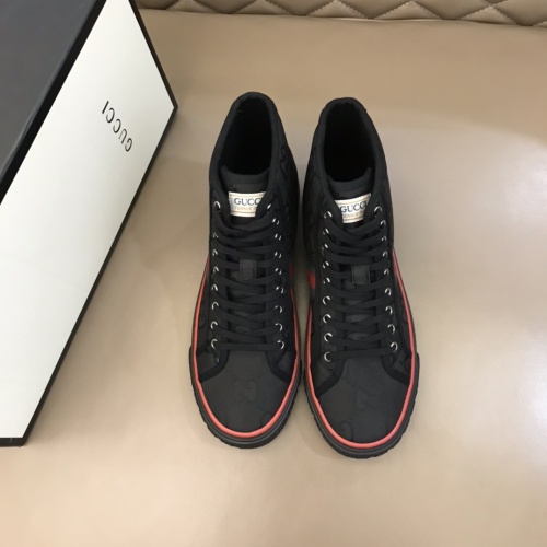 Cheap Gucci High Tops Shoes For Women #1043572 Replica Wholesale [$72.00 USD] [ITEM#1043572] on Replica Gucci High Tops Shoes