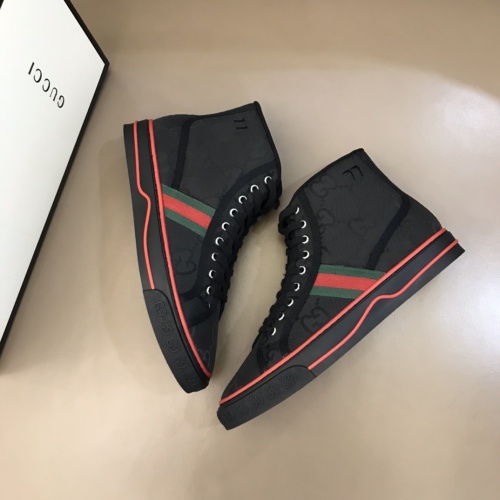 Cheap Gucci High Tops Shoes For Men #1043573 Replica Wholesale [$72.00 USD] [ITEM#1043573] on Replica Gucci High Tops Shoes