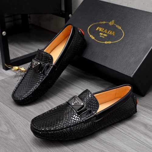 Cheap Prada Leather Shoes For Men #1044163 Replica Wholesale [$72.00 USD] [ITEM#1044163] on Replica Prada Leather Shoes